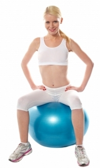 yoga ball for lower back pain